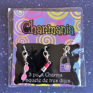 FREE w/$10+ Bundle! Charmania 3-pack of Charms Sunglasses Lipstick Purse